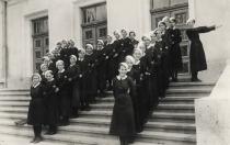 Adela Hinkova in high school