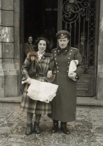 The wedding photo of Adela Hinkova