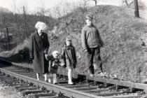 Harry Fink's first wife and their children