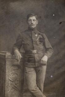 Ludvik Fink in an army uniform