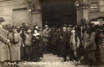 Richard Fischer at the opening ceremony of the National Assembly of  Czechoslovakia