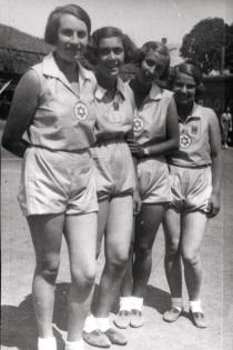 Girls from Maccabi in Prievidza