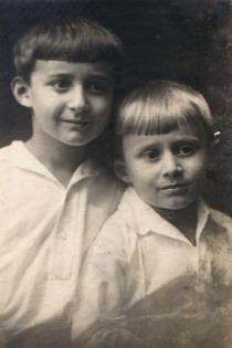 Ota Gubic with his brother Ervin