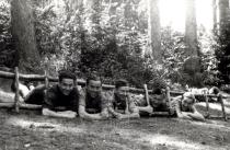 Fried Pavel with fellow scouts