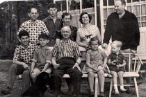 Rachel Randvee and her family at their summer house