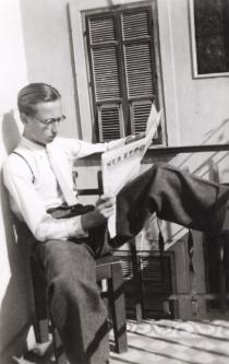 Mario Modiano in the Salonica ghetto
