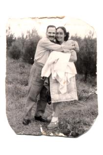Renee and Solon Molho on their honeymoon