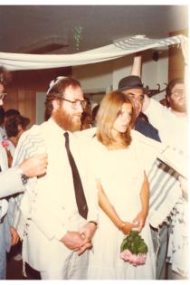 Yofi and Yolanda Molho on their wedding day