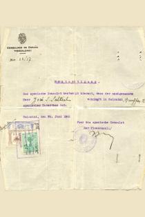 Certificate of residence