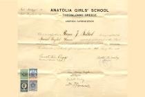 Renee Molho's graduation diploma