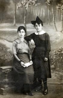 Hana Gasic's postcard of two girls