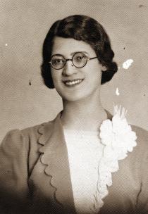 Woman with glasses