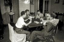 Gyula Foldes with friends