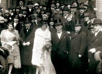 The wedding of Karoly and Iren Izsak