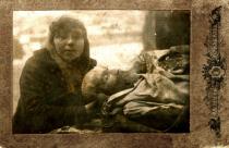 Zoya Lerman's maternal grandfather, Arkadiy Gilik,
 and his daughter, Raissa Gilik