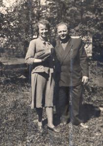 Rafael Genis with his wife Constantia Genene
