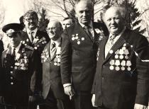 Rafael Genis and his friends - front-line soldiers
