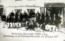 Isidor Friedmann bei der Freiwilligen Feuerwehr in Prein an der Rax