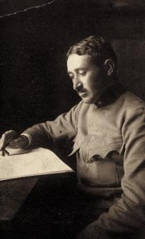 Gyula Preisz on the front in WWI