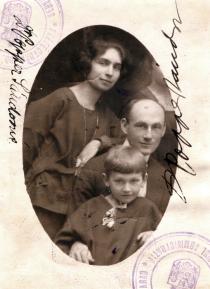 Popper Sándor,  Sándorné és András