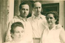 Aristide Streja and his family