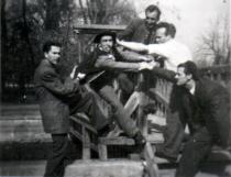 Egon Lovith with colleagues