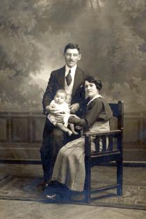 Gavril Marcuson with Leibis and Eveline Marcussohn