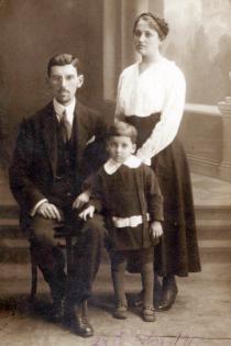 Gavril Marcuson with Leibis and Eveline Marcussohn