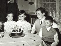 Edward Friedel at his bar mitzvah party