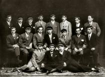 Iuliu Guth with friends