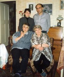 Boris and Tamara Rubenstein with friends