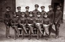 Vojtech Pasternak and fellow soldiers