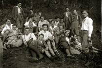 Teodor Pasternak and Maccabi members