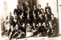 Jakov Kalef in the Jewish community building