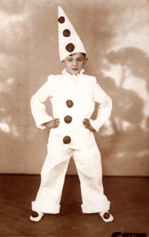 David Kalef in a Purim costume