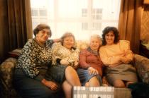 Ema Tuncer with her relatives