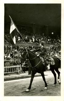 Güler Orgun at the International Horse Show in Istanbul