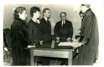 Günel and Güler Orgun's marriage registration