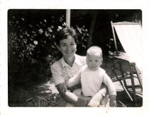 Güler Orgun with her daughter Gün Orgun Carruth