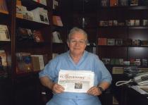 Güler Orgun at the Shalom office in Istanbul
