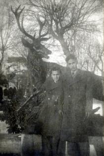 Harun Bozo's friend Jojo Bati and a friend