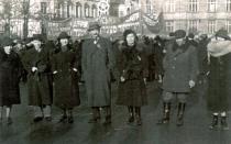 Molka Dorfman with her friends