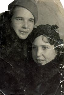 Hana Gehtmann with her co-student