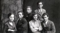 Grigoriy Sirotta and his schoolmates