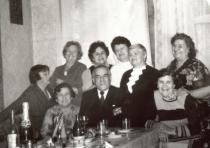 Rachel Gitelis with her former schoolmates