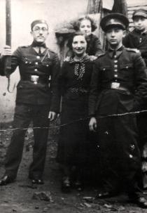 Tilda Galpert with siblings and friends