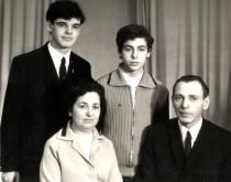 Tilda Galpert with her family