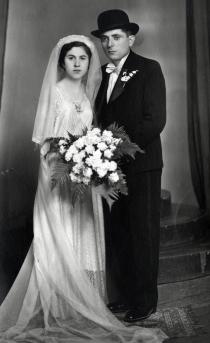 The wedding photo of Shmuel and Kler Kalef
