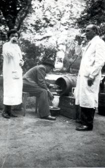 Eva Bato at the Jewish Hospital in Budapest