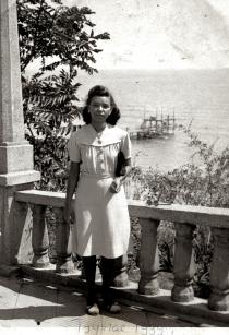 Matilda Albuhaire in the Bourgas sea garden